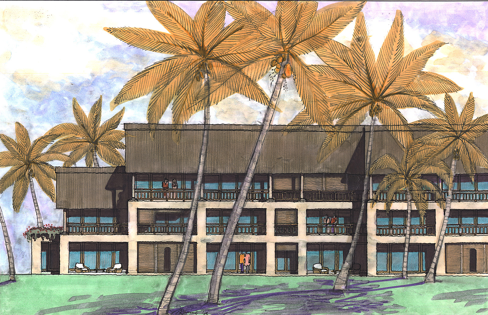 drawing by Jean-Francois Koenig ©