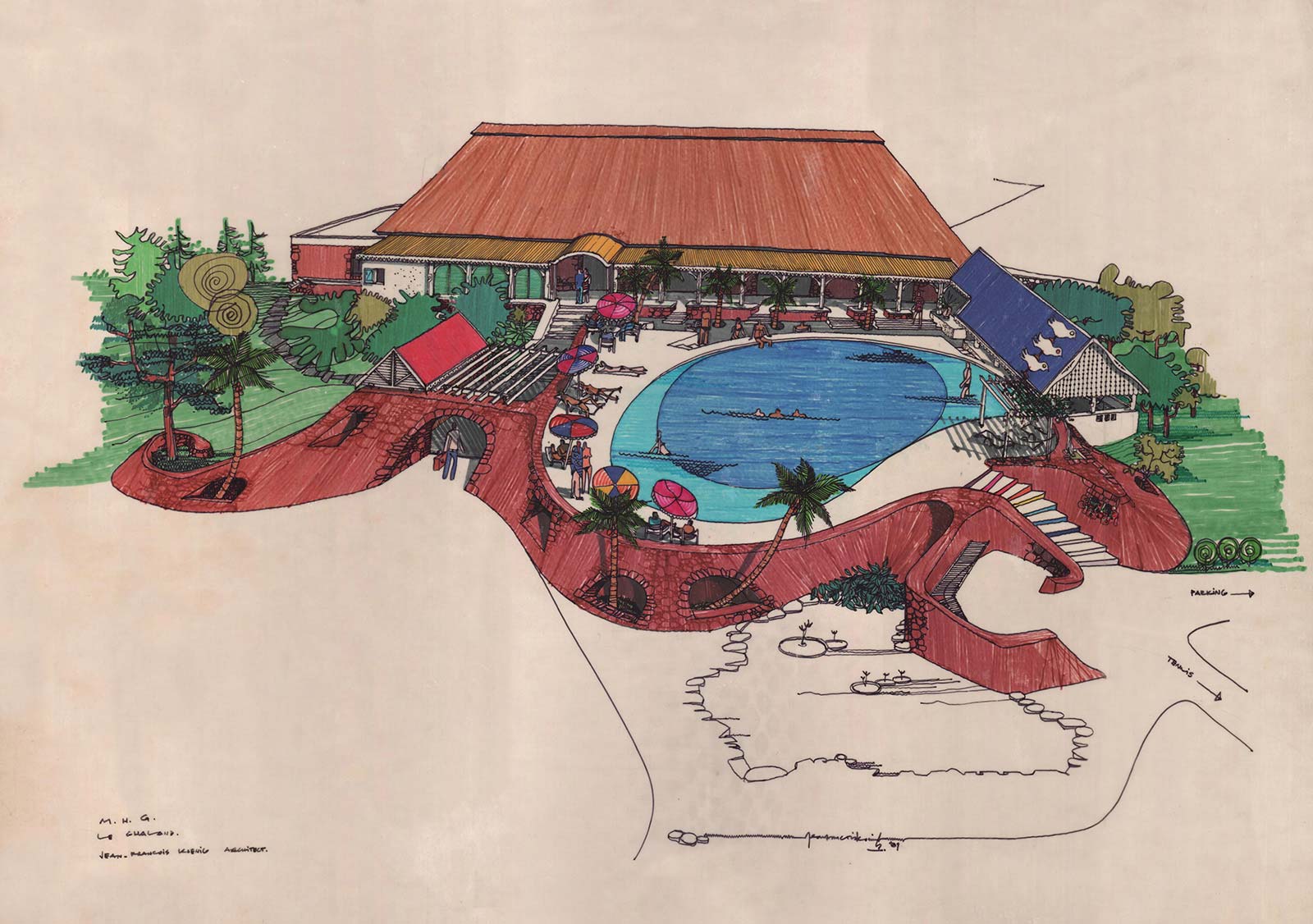 drawing by Jean-Francois Koenig ©