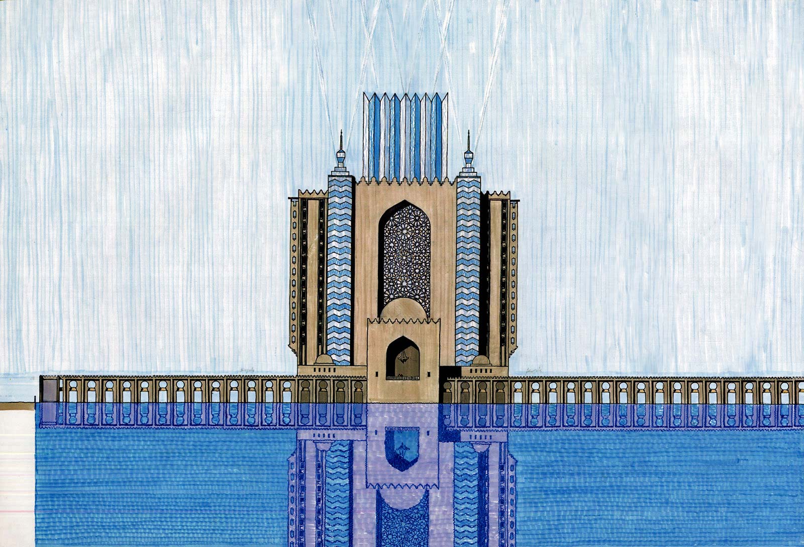 drawing by Jean-Francois Koenig ©