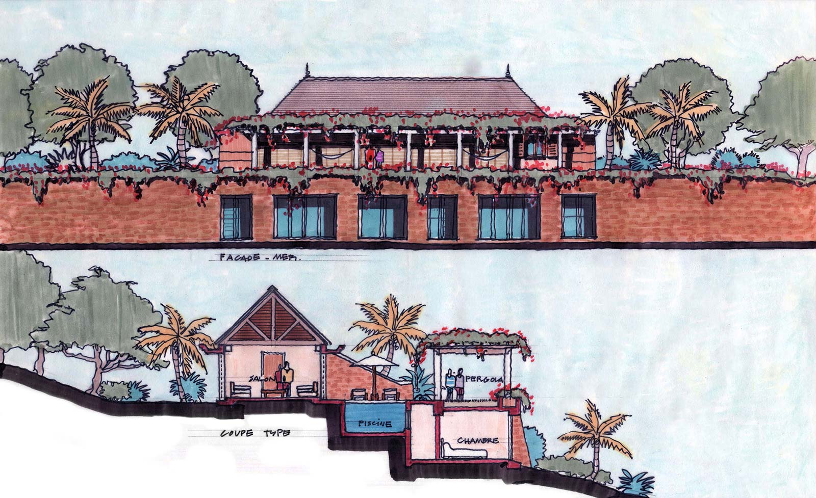 drawing by Jean-Francois Koenig ©